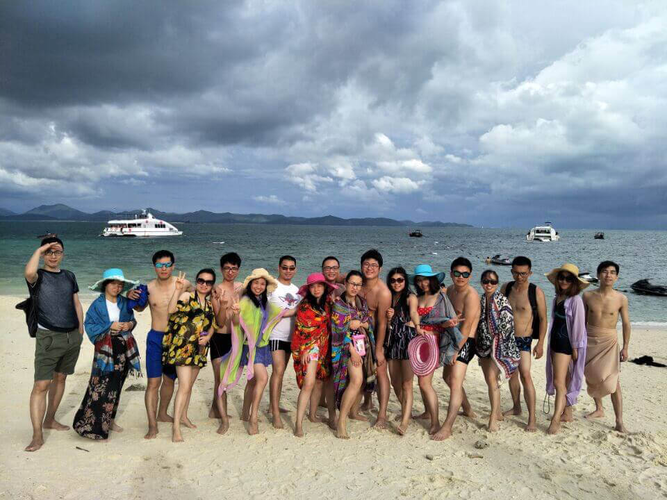 Employee vacation in Phuket 2017